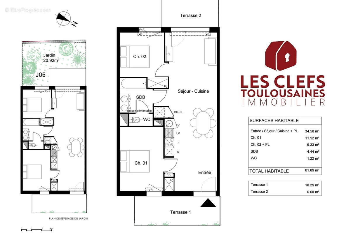 Appartement à TOULOUSE