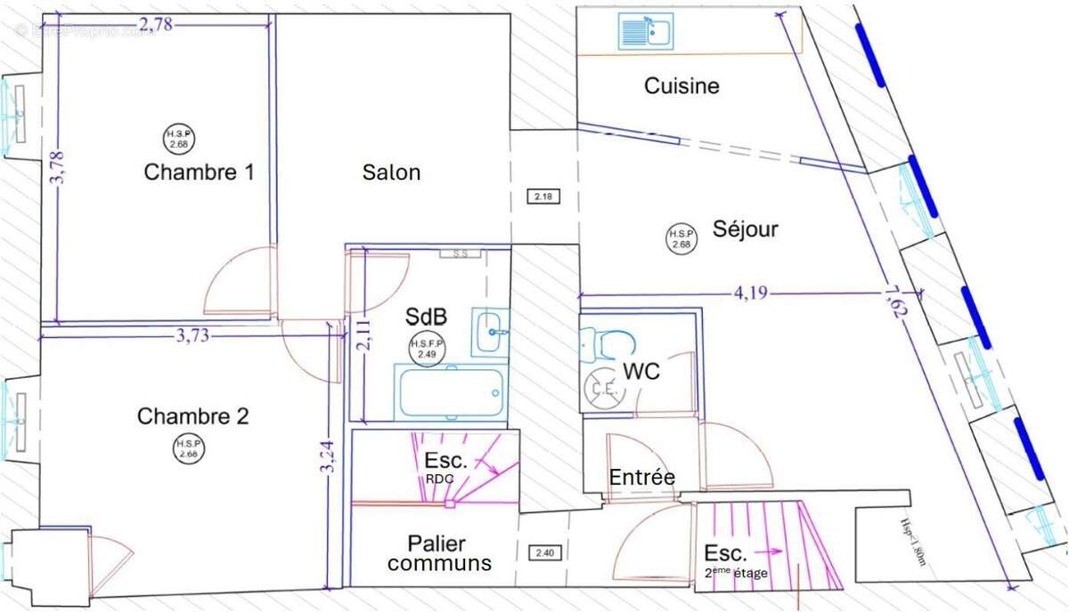 Appartement à LA ROCHELLE