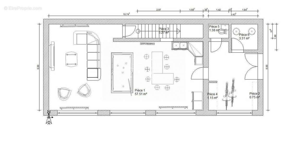 Appartement à RONCHIN