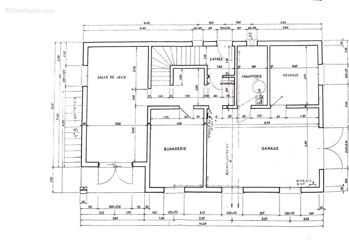 Plan du rez-de-chaussée