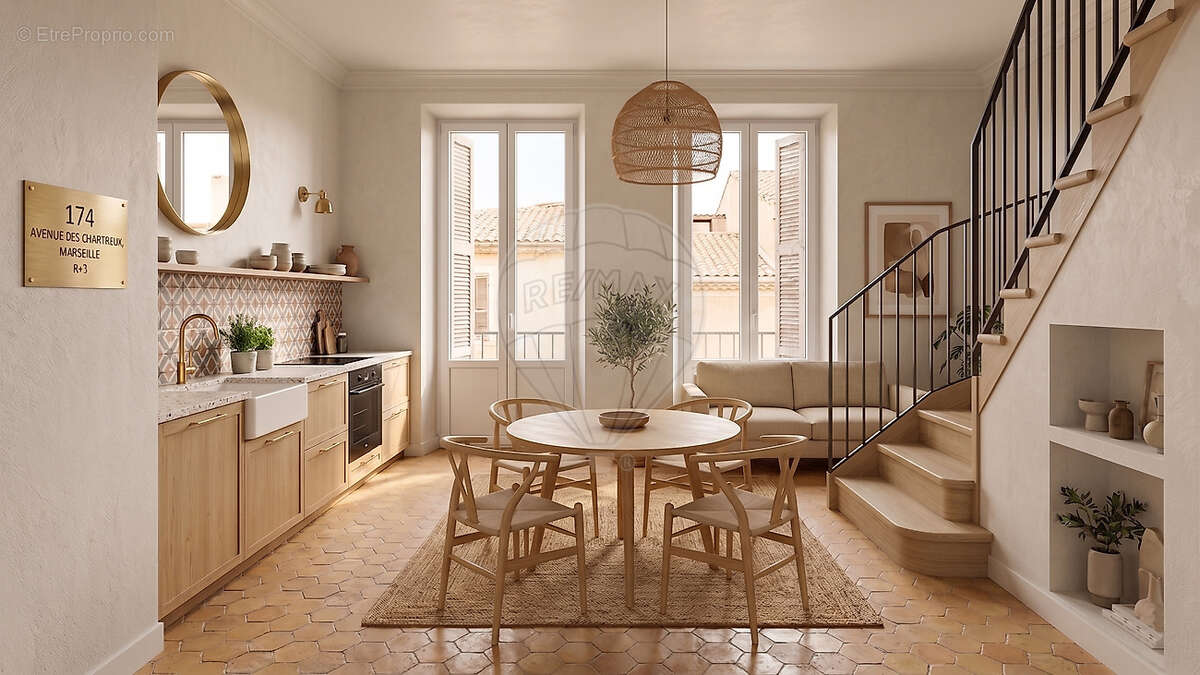 Appartement à MARSEILLE-4E
