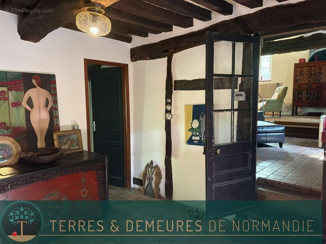 Pays d'AUGE DU CALVADOS, au sud de LISIEUX, belle maison normande en colombages - photo 6
