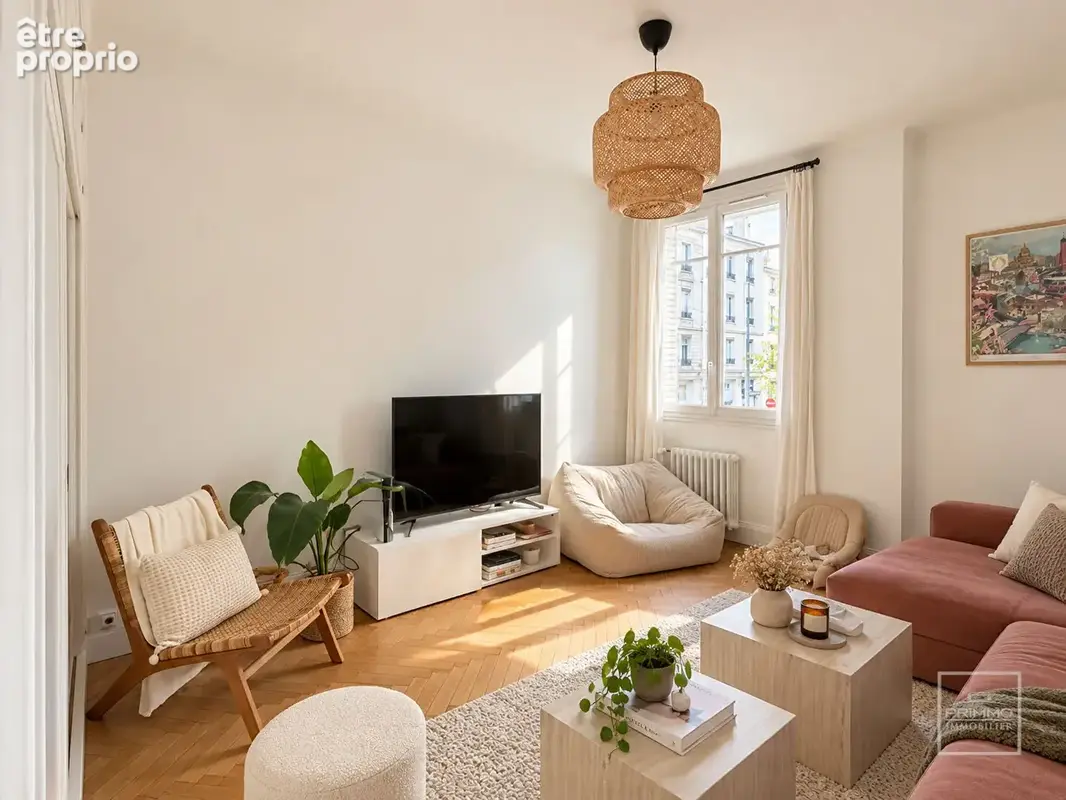 Lyon 6, 77m², cave & parking - photo 2