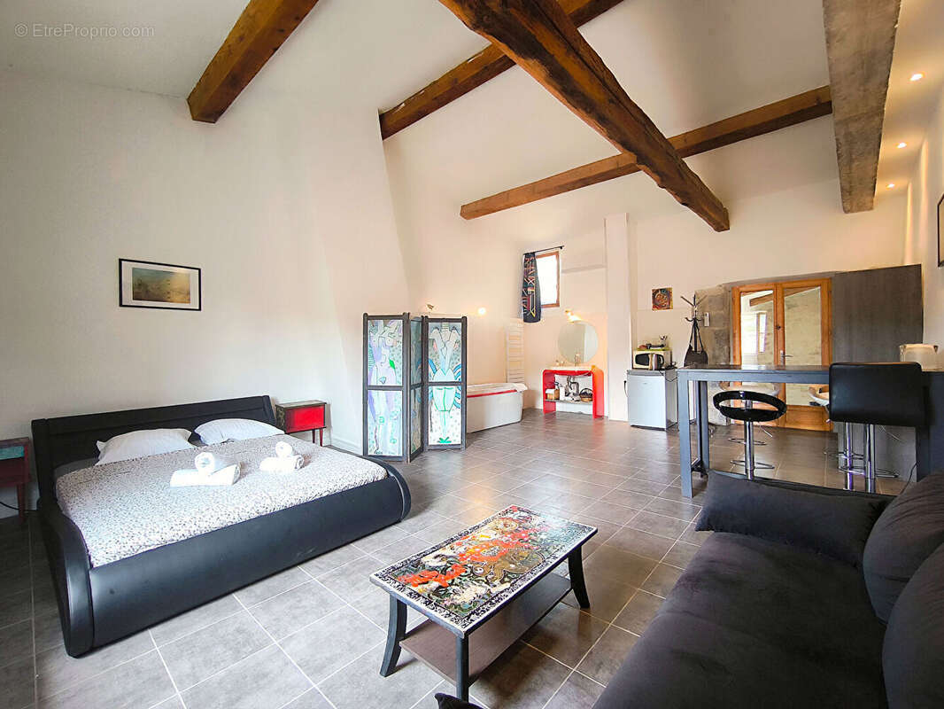 Maison de caractère à vendre à Lagrasse avec vue sur l'abbaye, terrasse de toit et studio indépendant - photo 2