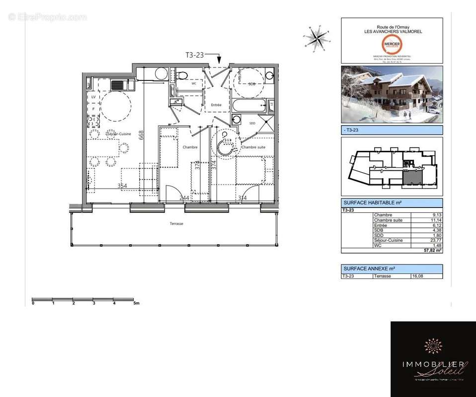 Appartement à LES AVANCHERS-VALMOREL