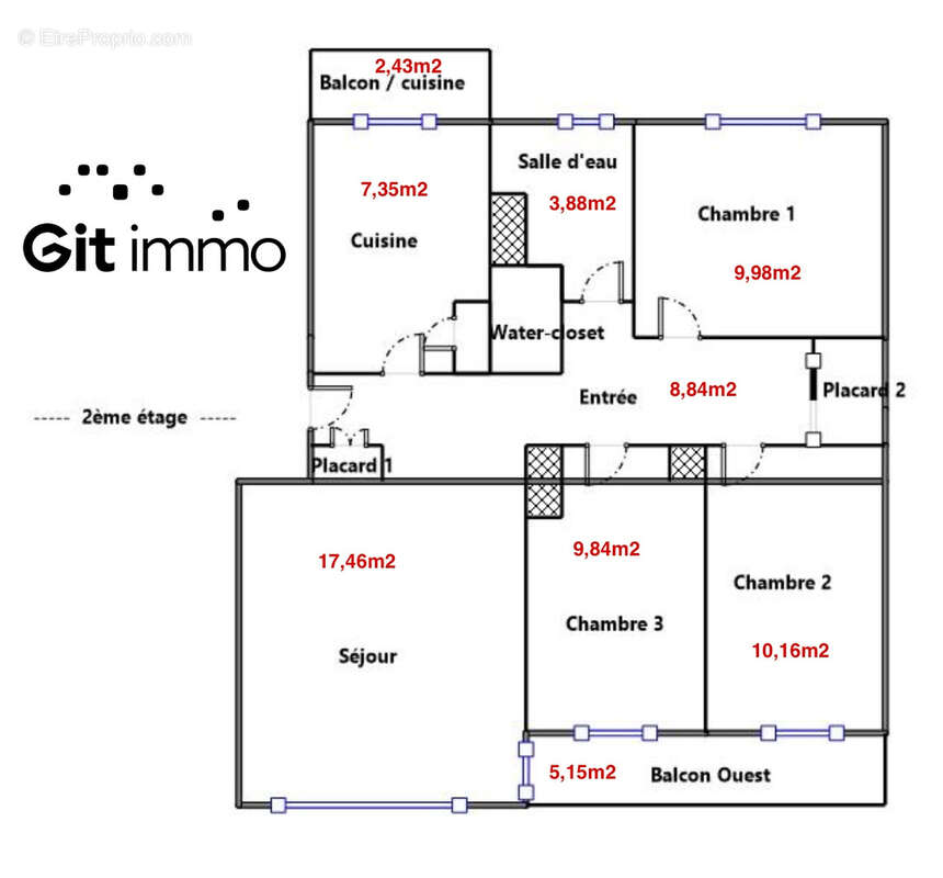 Appartement à MARSEILLE-9E