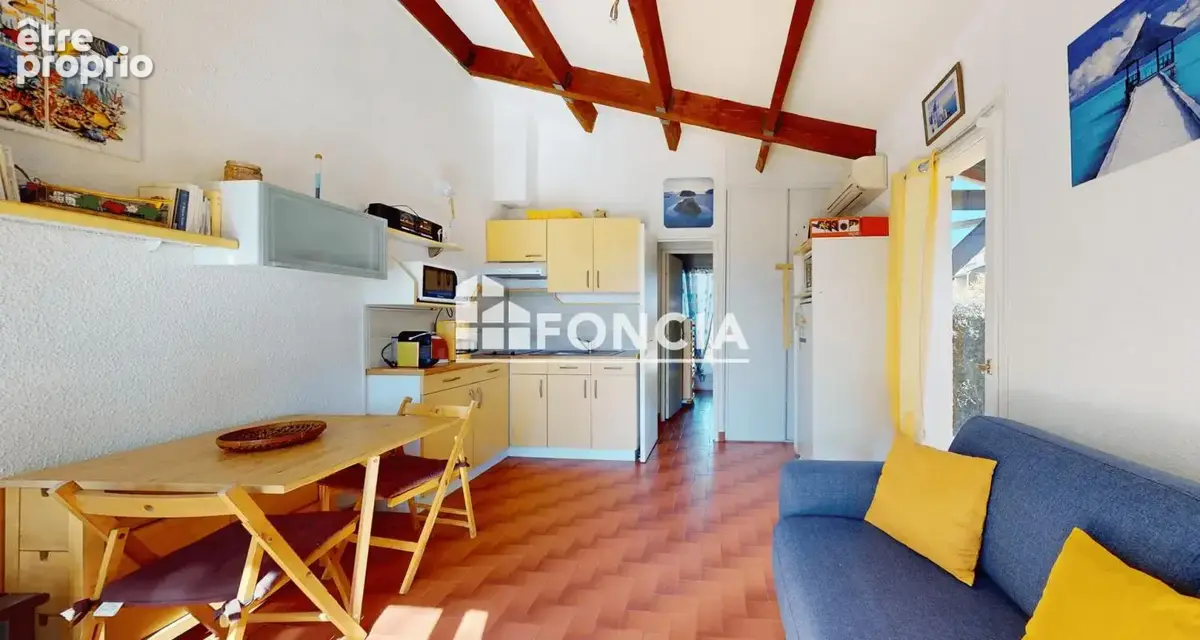 Saint-cyprien plage - studio cabine meublé - terrasse 25m² vue lagune - photo 8