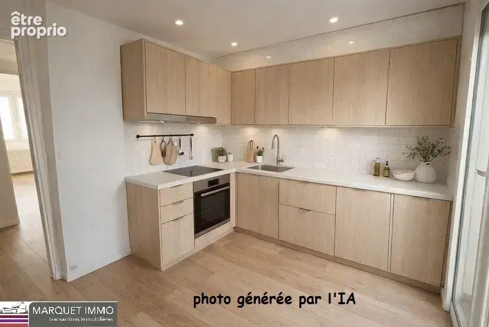 APT T4 85 m² au 3° avec balcon 2 m², loggia 6 m², cellier 4 m² et garage de 15 m².... - photo 7