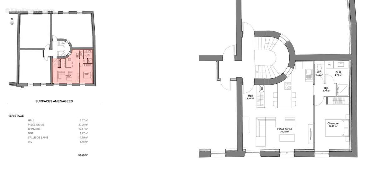 Appartement à GREZIEU-LA-VARENNE