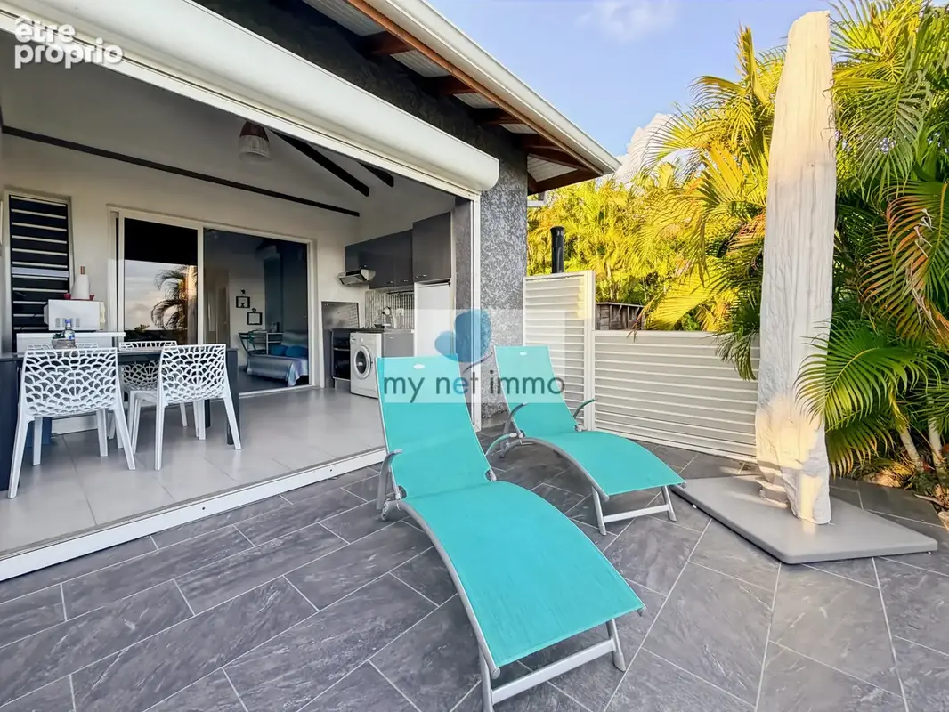 Vue mer, jardin et douceur de vivre - petite copropriété - centre st françois - photo 3