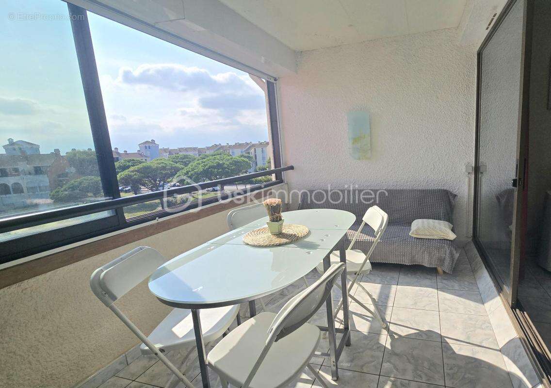 *** le barcares - appartement 2 pieces - vue etang *** - photo 3