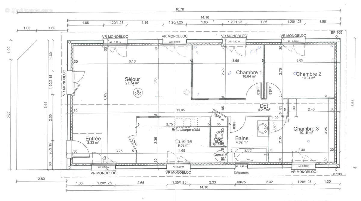 Maison à BELLEVILLE