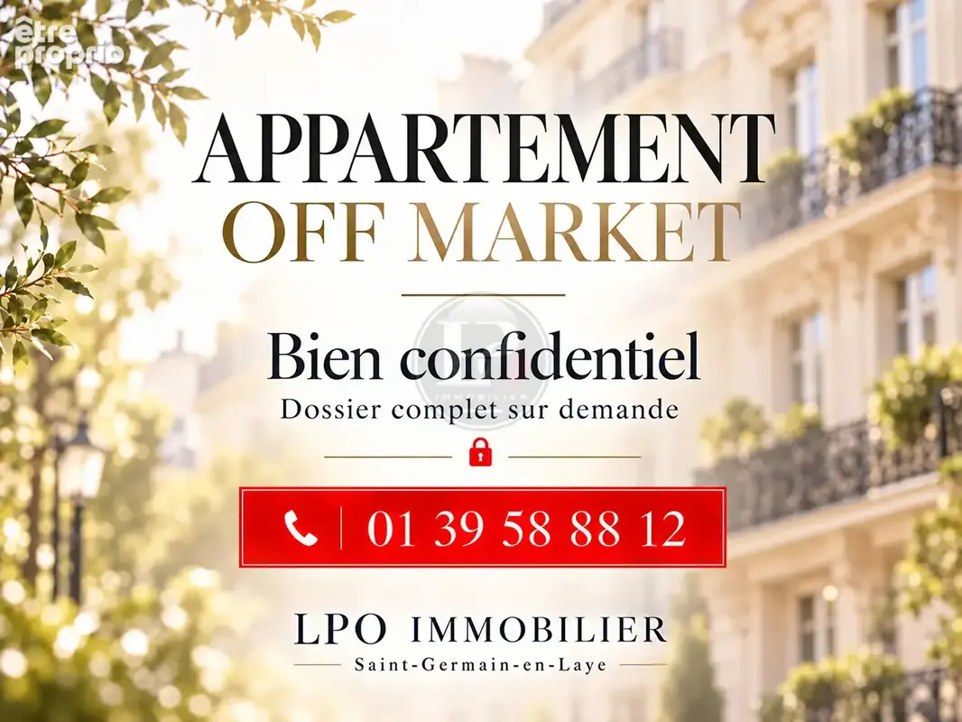 Photo Appartement à Saint-Germain-En-Laye au prix de 892 000€