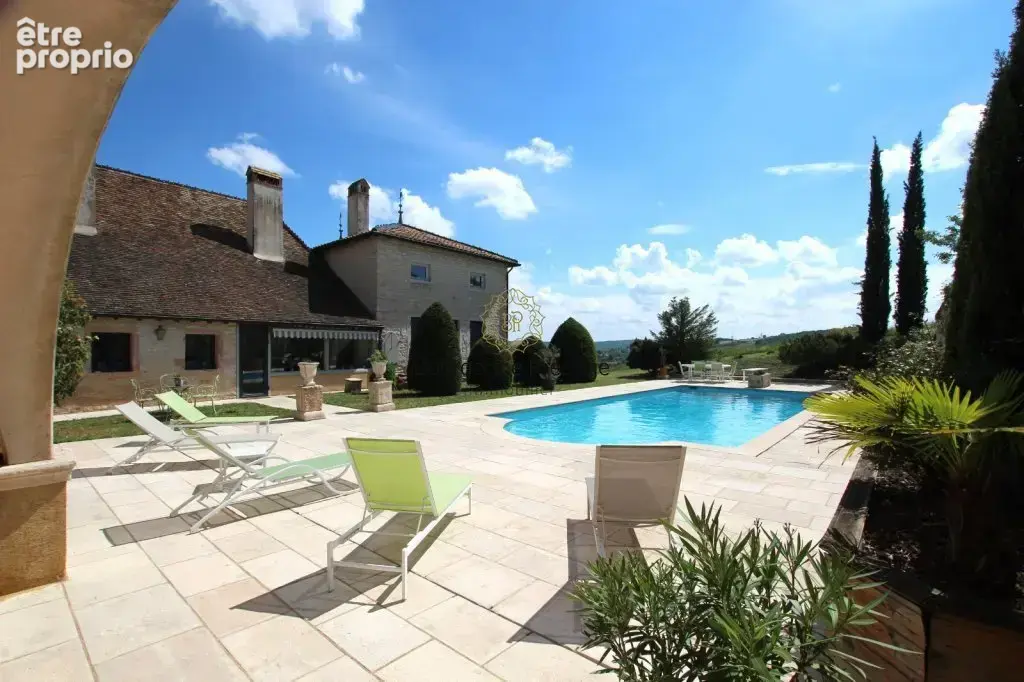 Propriete de prestige du xviiie siecle a tournus – vue panoramique exceptionnelle sur l'abbaye, le jura et le mont-blanc - photo 4