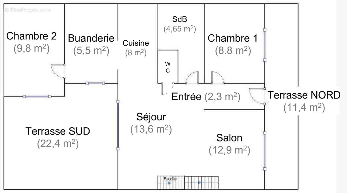 Appartement à MARSEILLE-14E