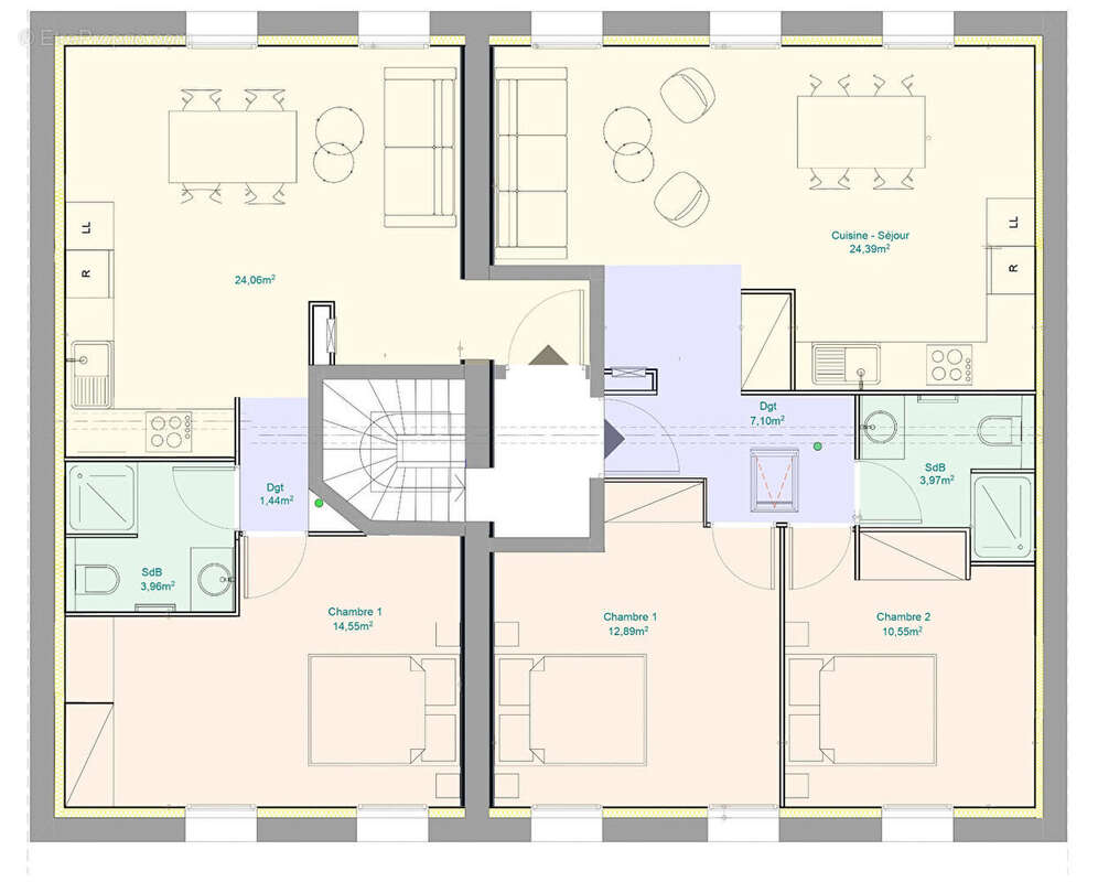 Appartement 43m² à toulouse - photo 2