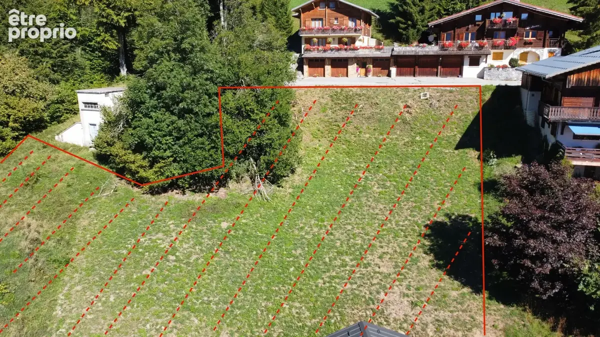 Terrain constructible La Giettaz 1139m2 - photo 3