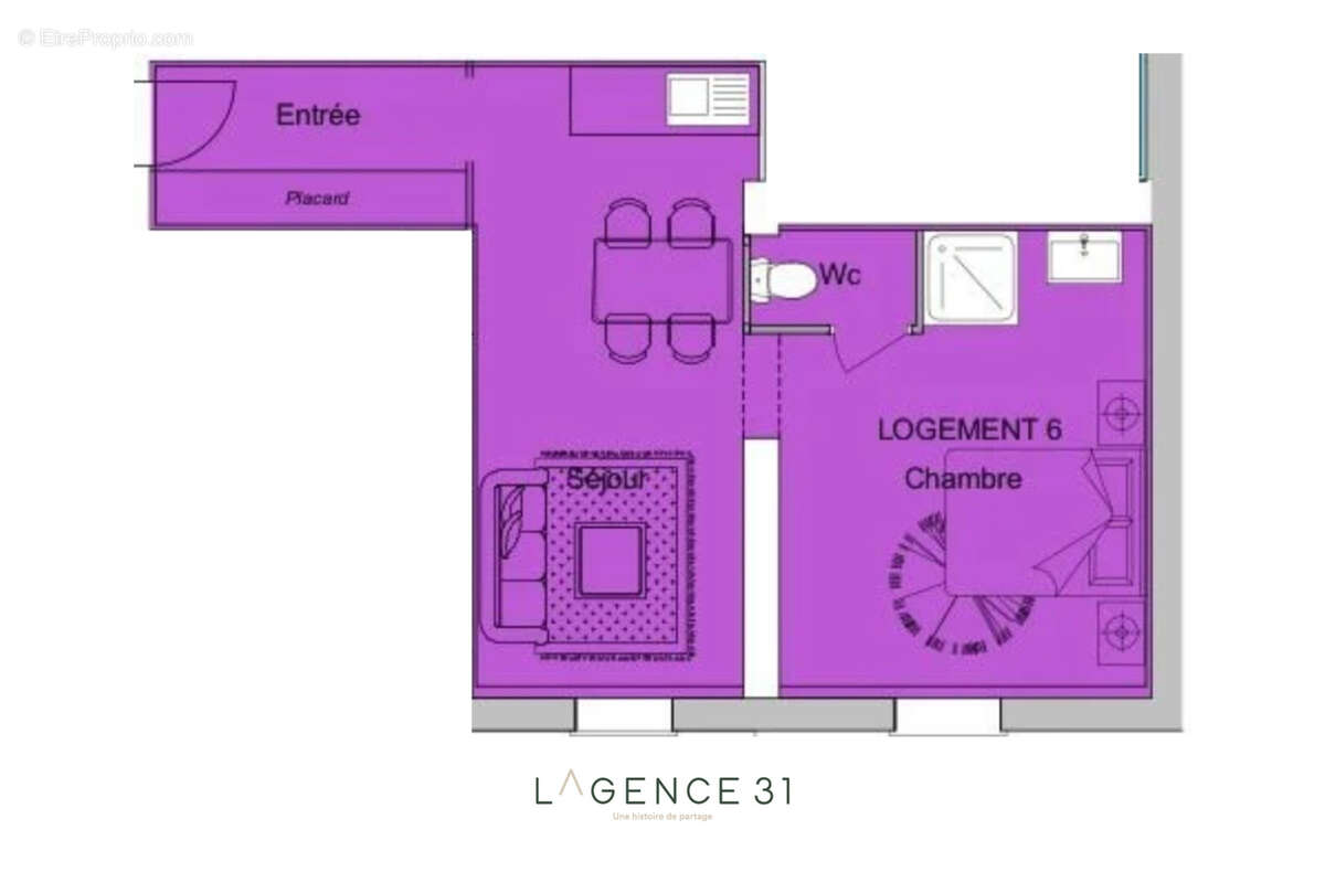 Appartement à TOULOUSE
