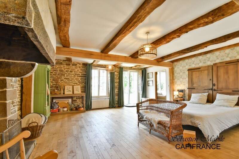 Chambres d'hôtes et gîte à vendre en Bretagne 9 pièces SOUGEAL (35) en Baie du Mont Saint Michel - Terrrain de 2200 M² - photo 8