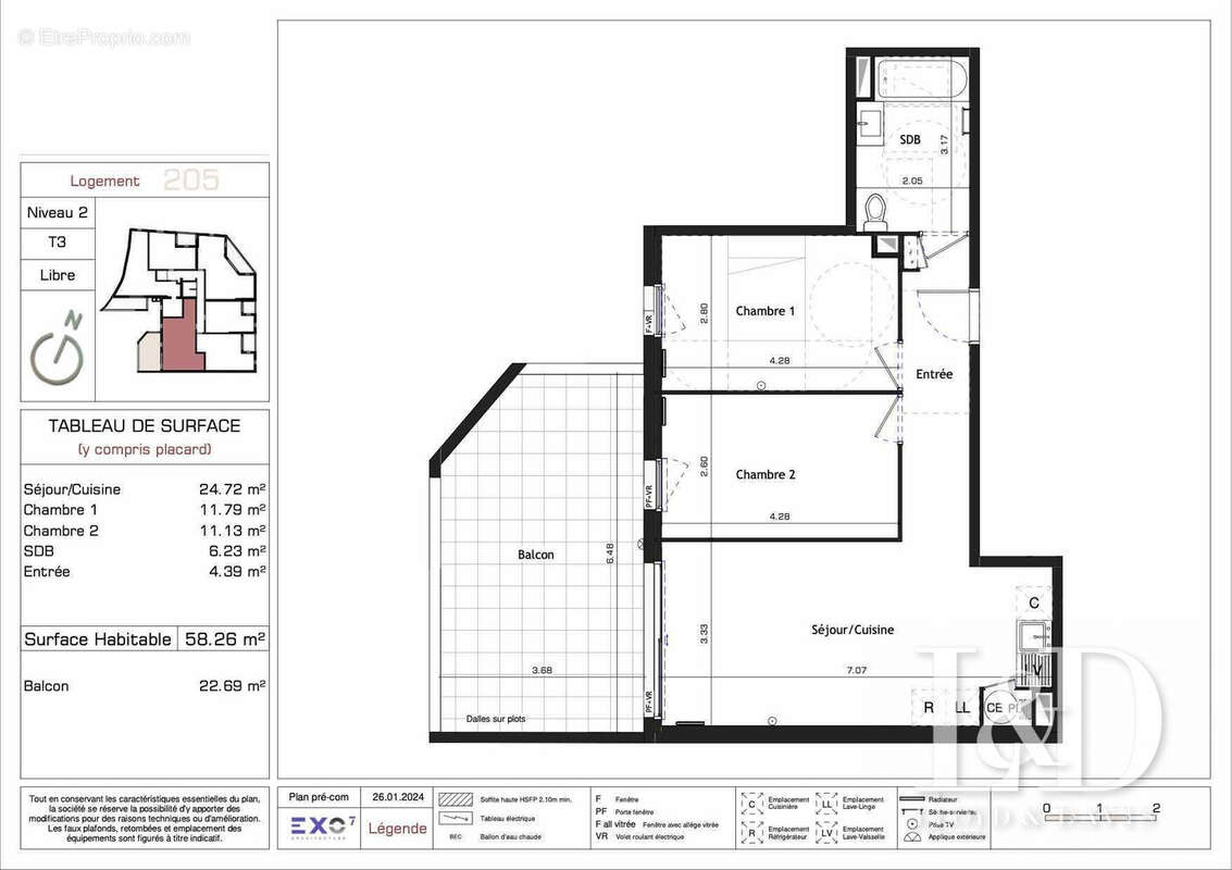 Appartement à CASTELNAU-LE-LEZ