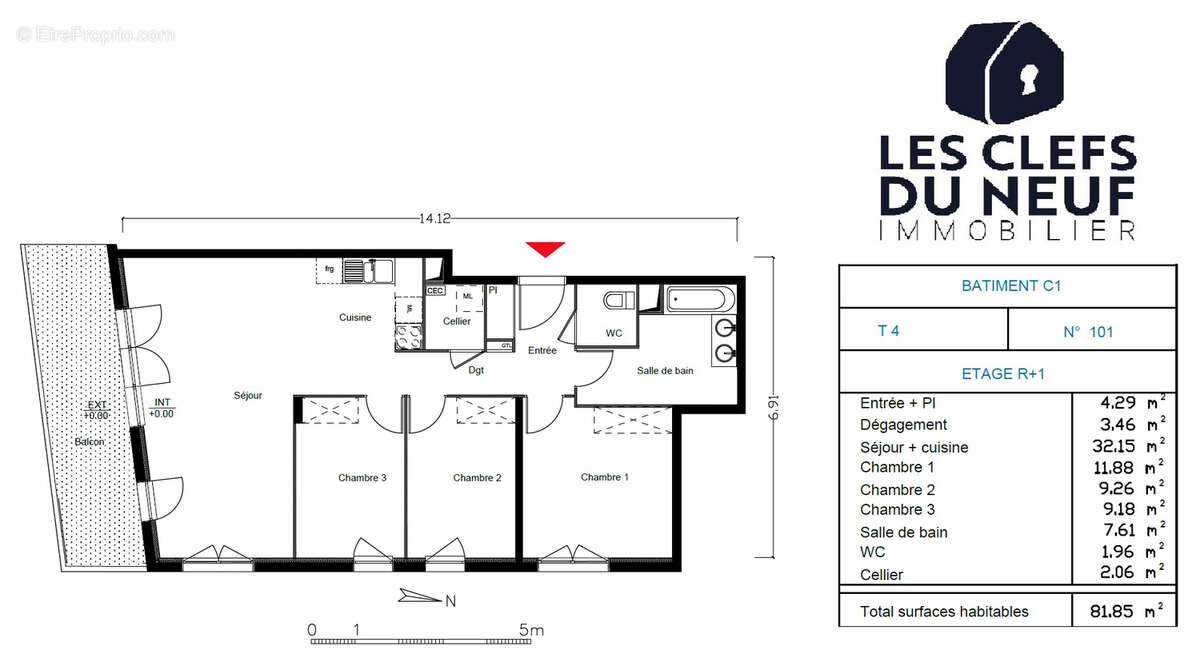 Appartement à TOURCOING