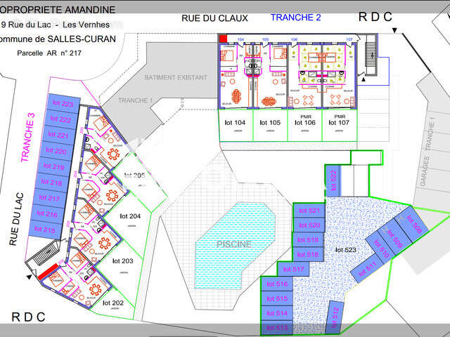 Appartement à SALLES-CURAN