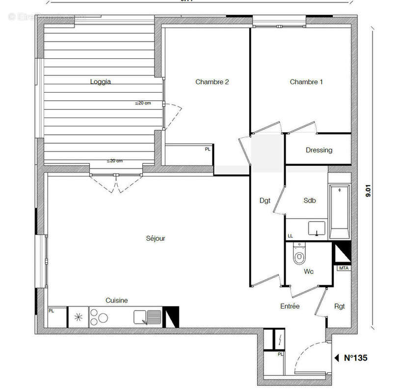 Appartement à TOULOUSE