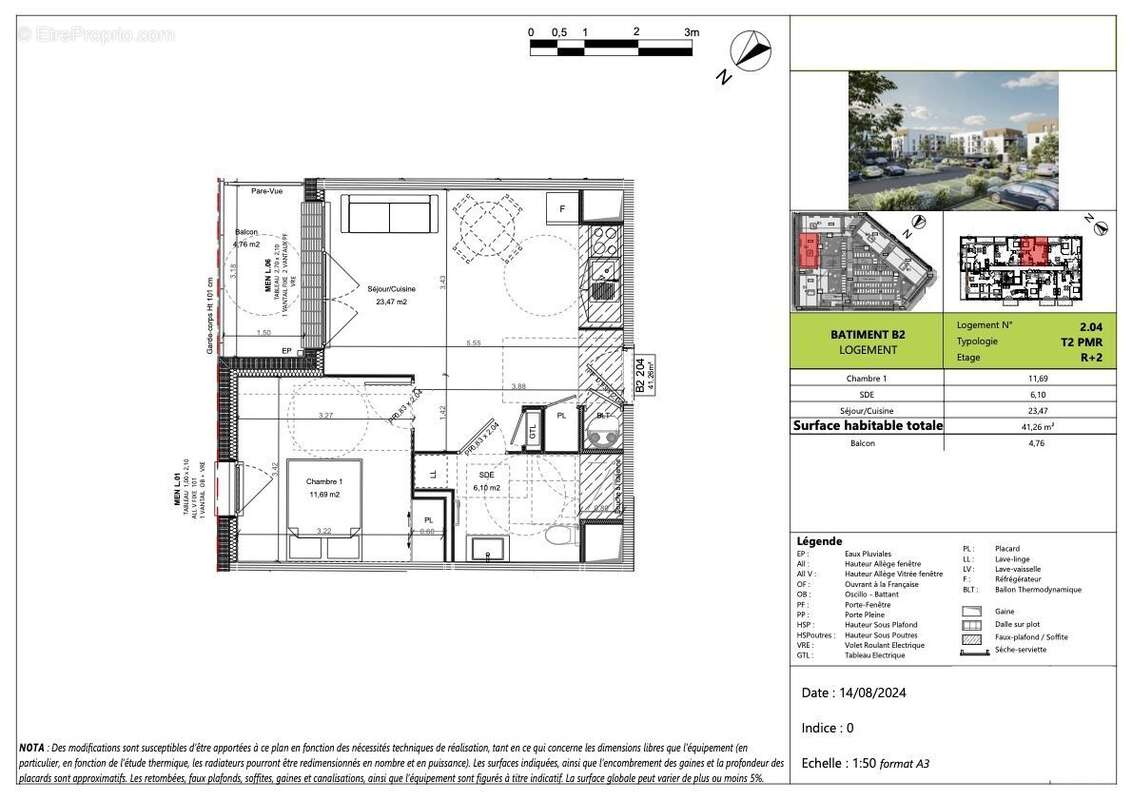 Appartement à BRETTEVILLE-SUR-ODON