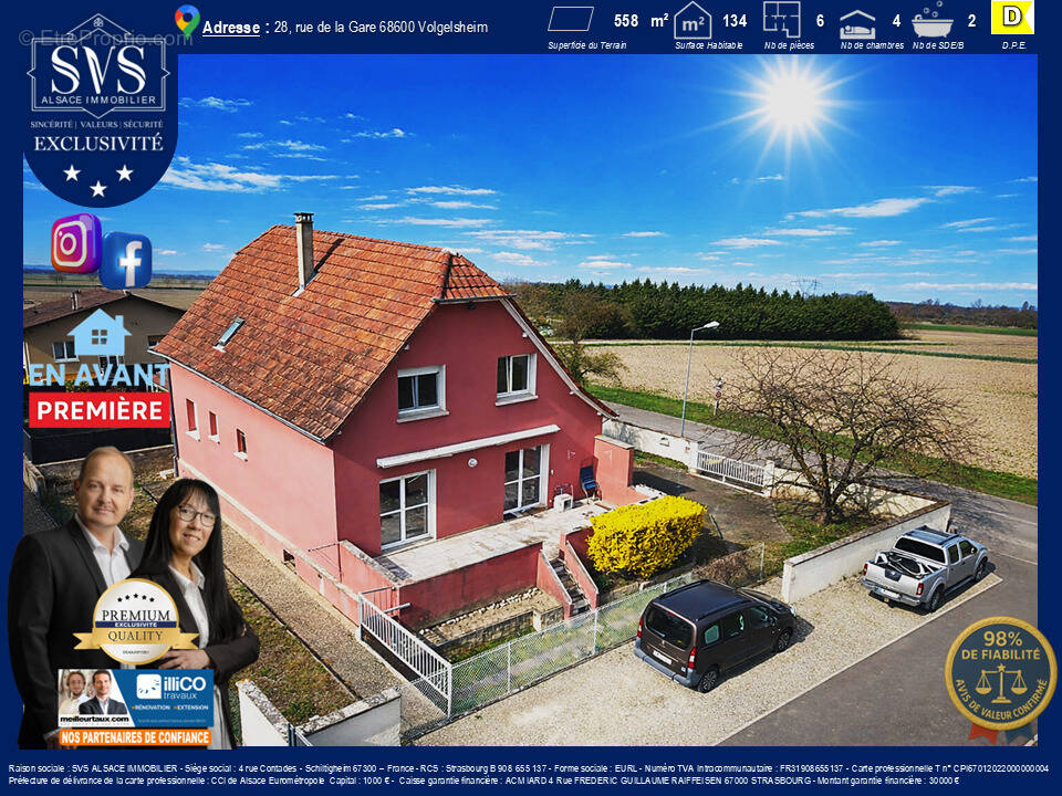 Maison à VOLGELSHEIM