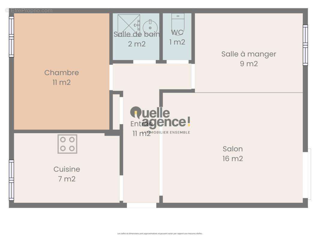 Appartement - Grand T2 Lumineux  - Rue Messidou - BREST 29200 - photo 5