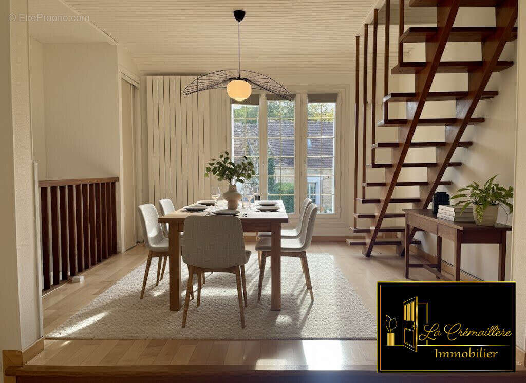 Salle à manger réaliser par IA maison Saint-chéron - Maison à SAINT-CHERON