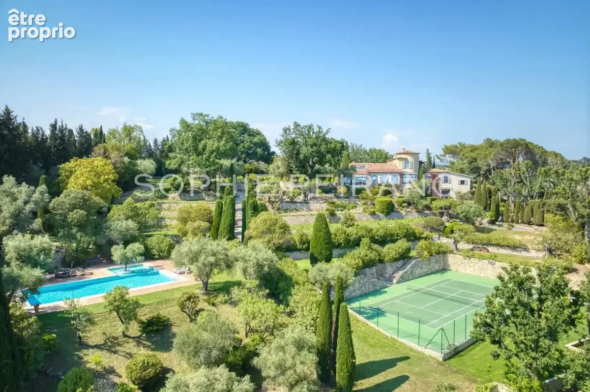 Mougins - domaine d'exception avec vue mer, piscine et tennis - photo 15