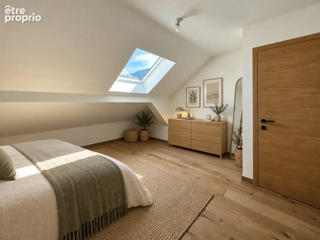 À vendre – Appartement T4 duplex traversant de charme dans une ancienne bâtisse rénovée à Viuz-en-Sallaz - photo 11
