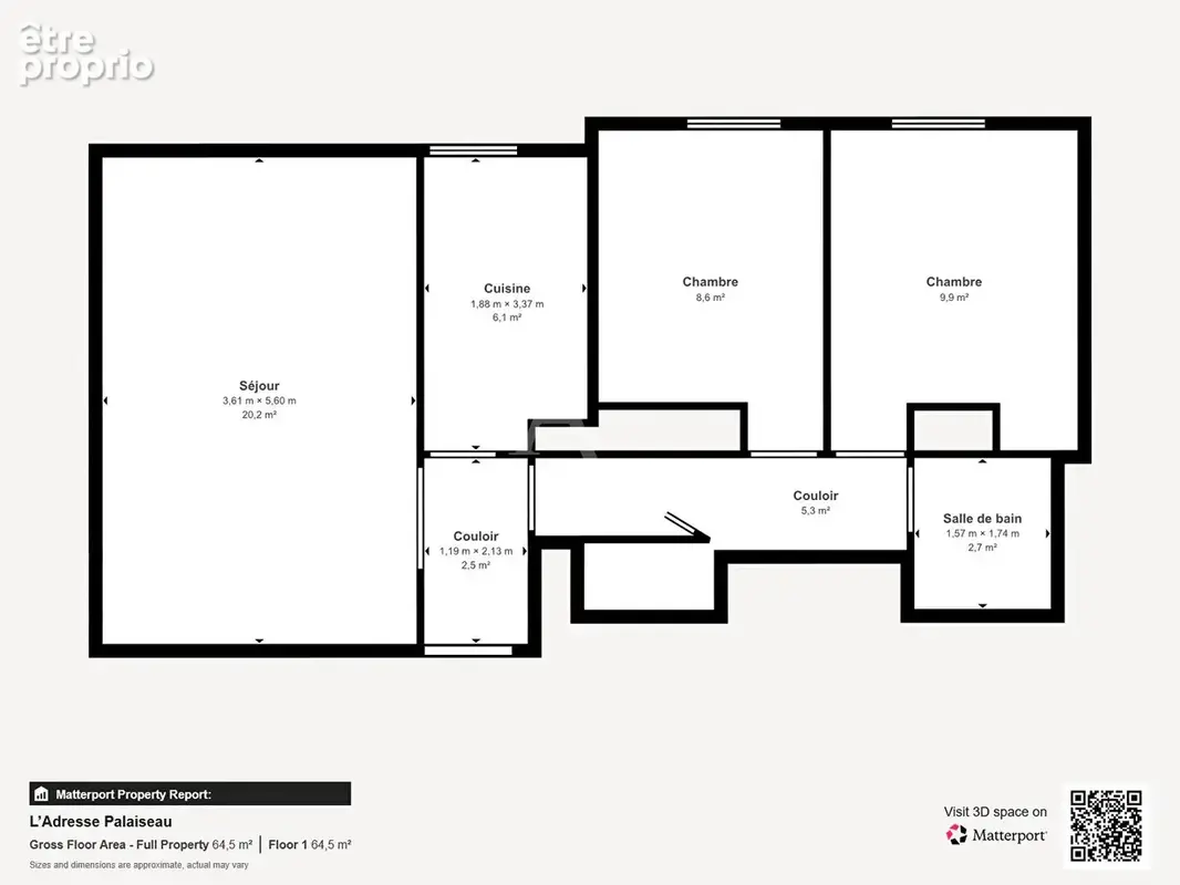 Appartement MASSY 3 pièces 57.71 m² - photo 11