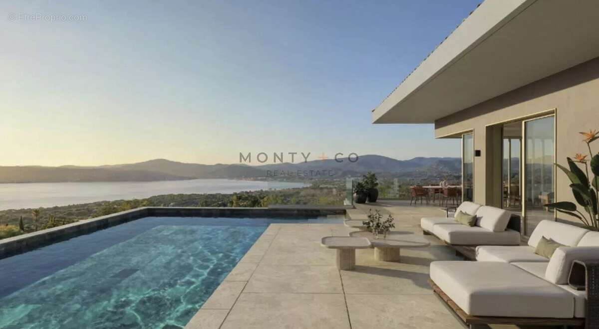 Vente villa 6 chambres vue mer dans un domaine privé a Grimaud - photo 2