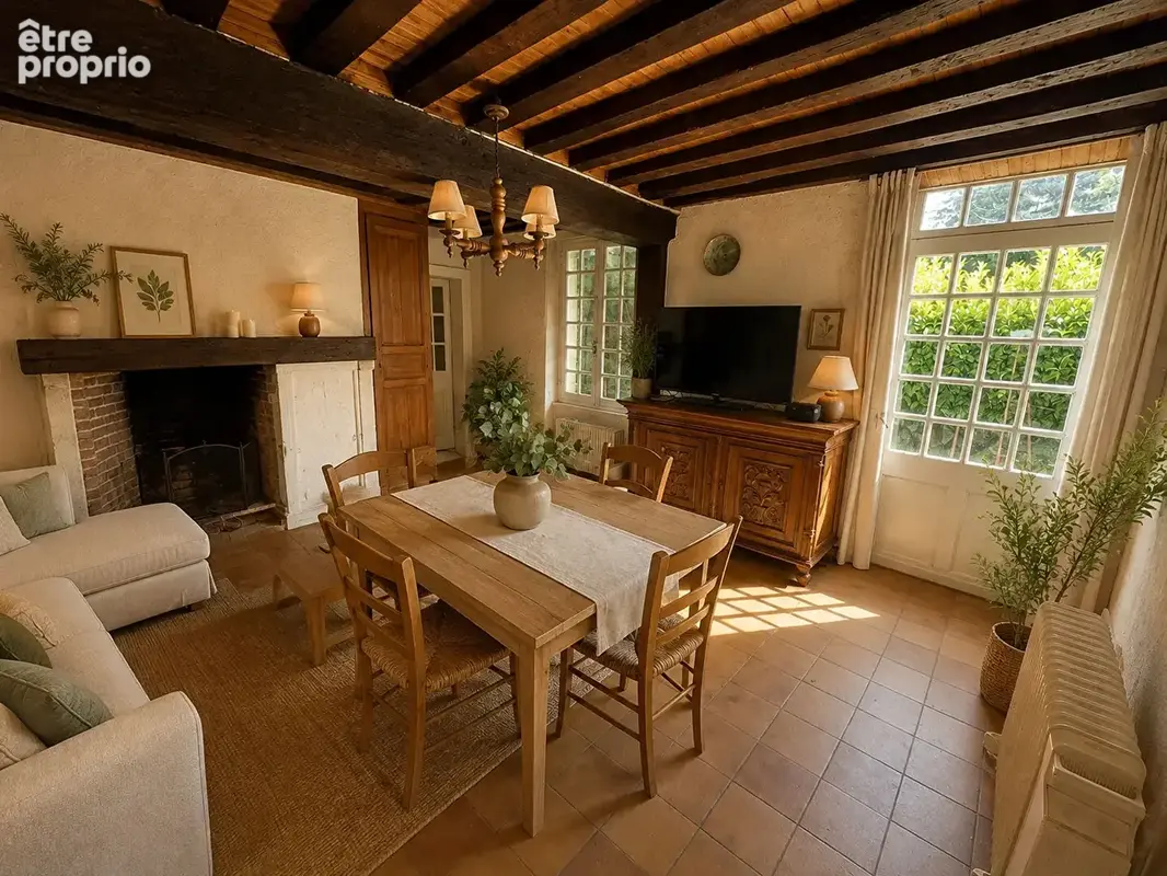 Maison normande à rénover ? 85 m² ? Terrain arboré de 2 498 m² - photo 5