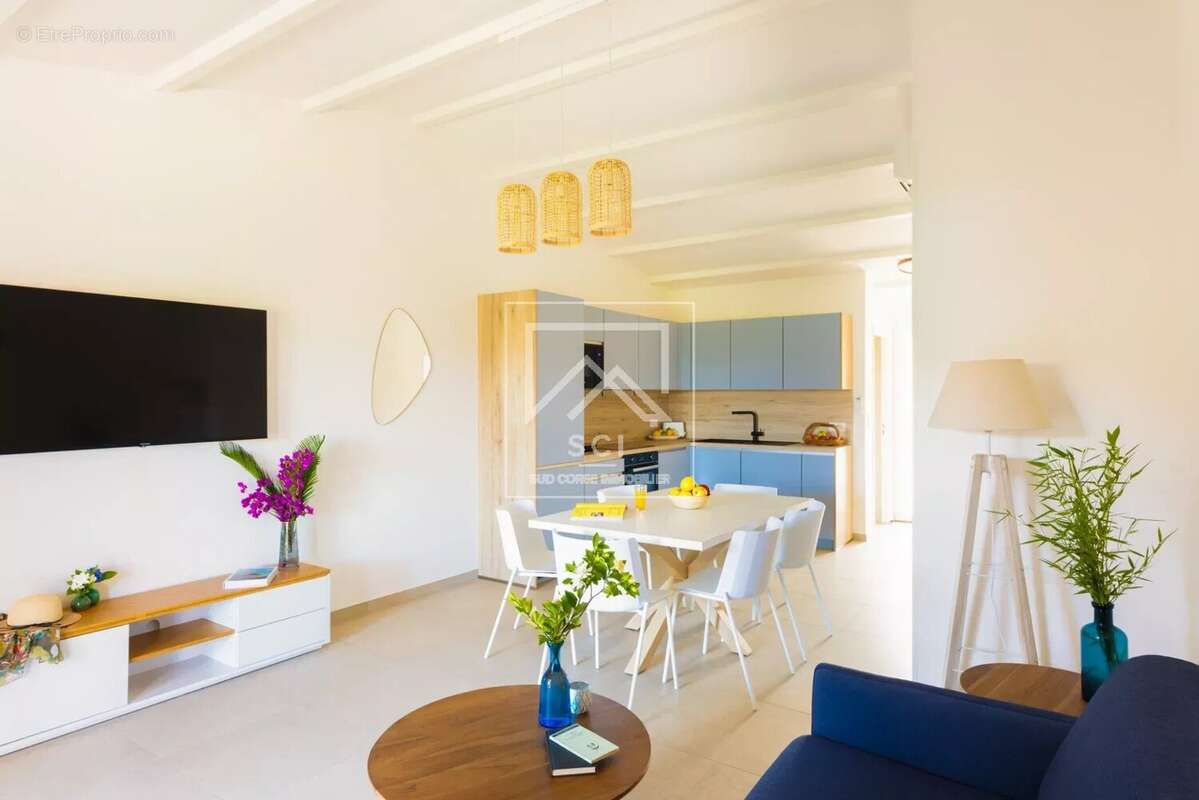 Villa 2 chambres, vue mer, plage à pied, Santa Giulia - photo 6