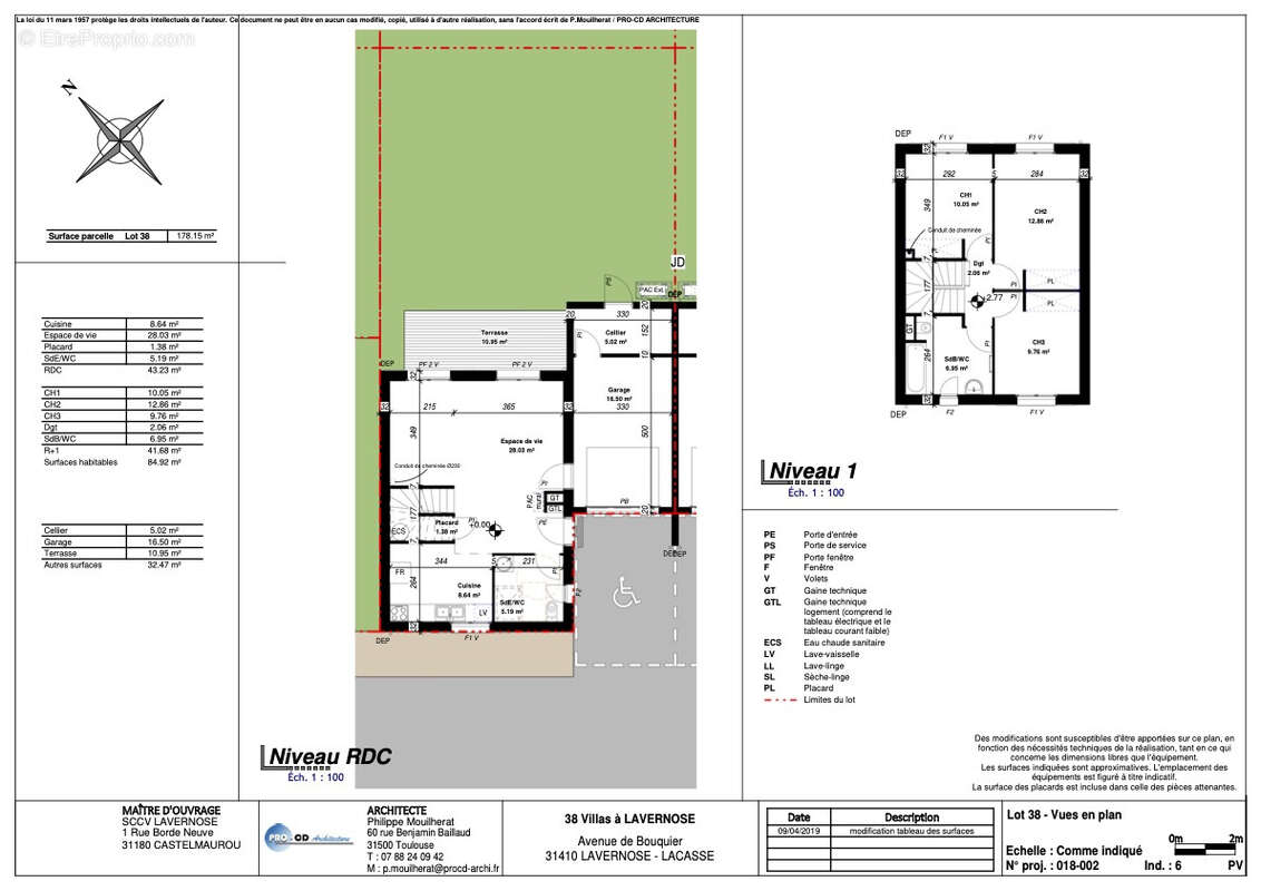 Maison à LAVERNOSE-LACASSE