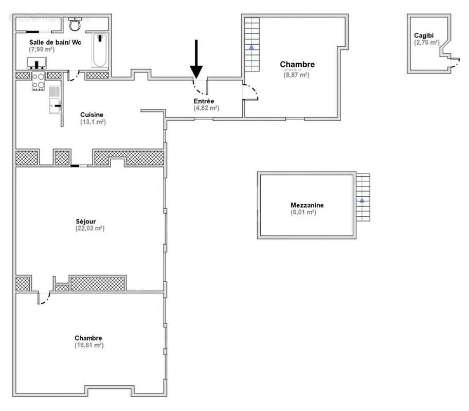 Appartement à PARIS-6E