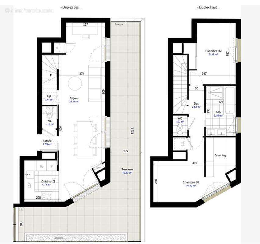 Appartement à VILLEJUIF