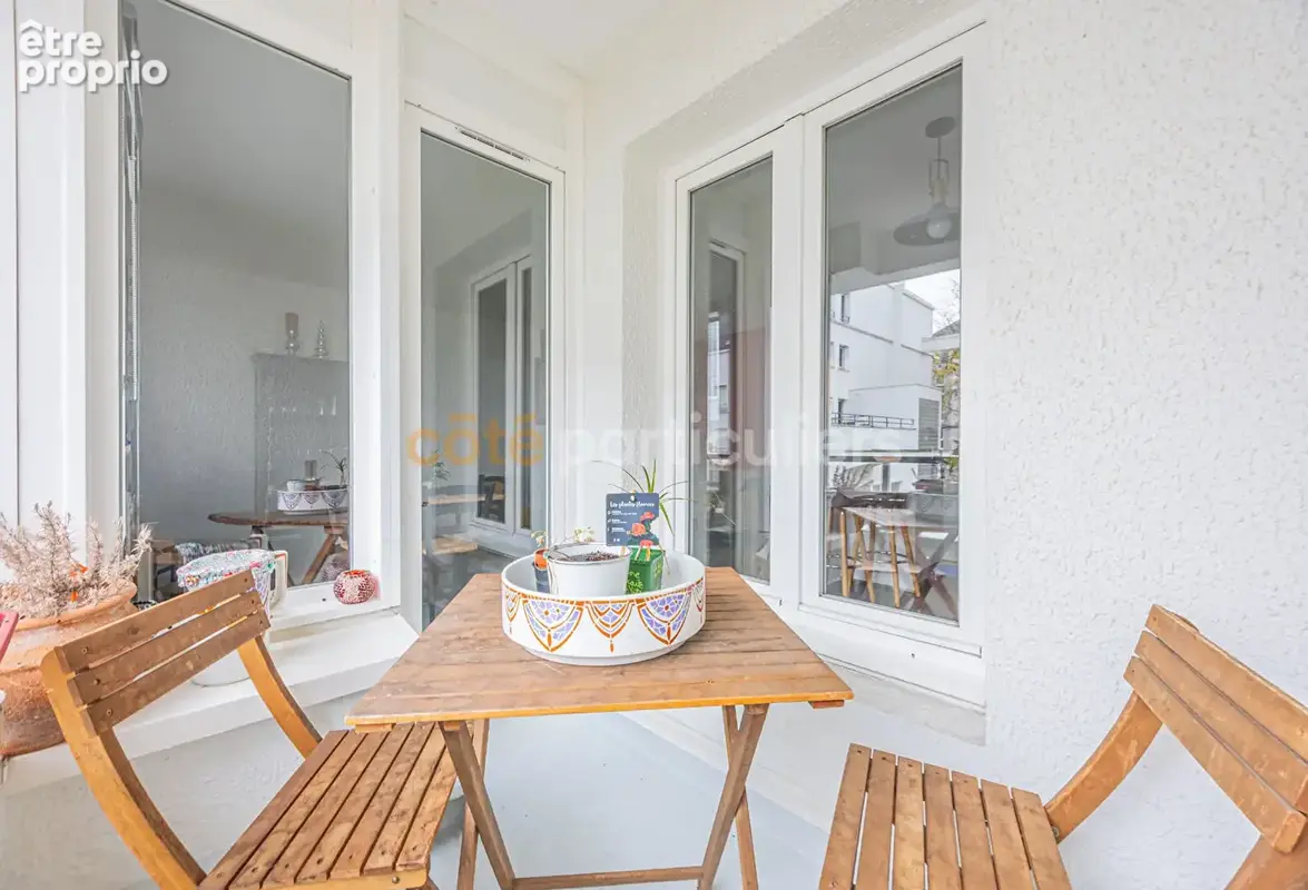 Nantes -- ile de nantes -- appartement t3 -- deux chambres -- 64 m2 -- terrasse -- parking - photo 4