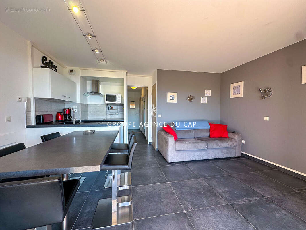 Appartement 3p vue mer avec place de parking residence securisee avec piscine - photo 4