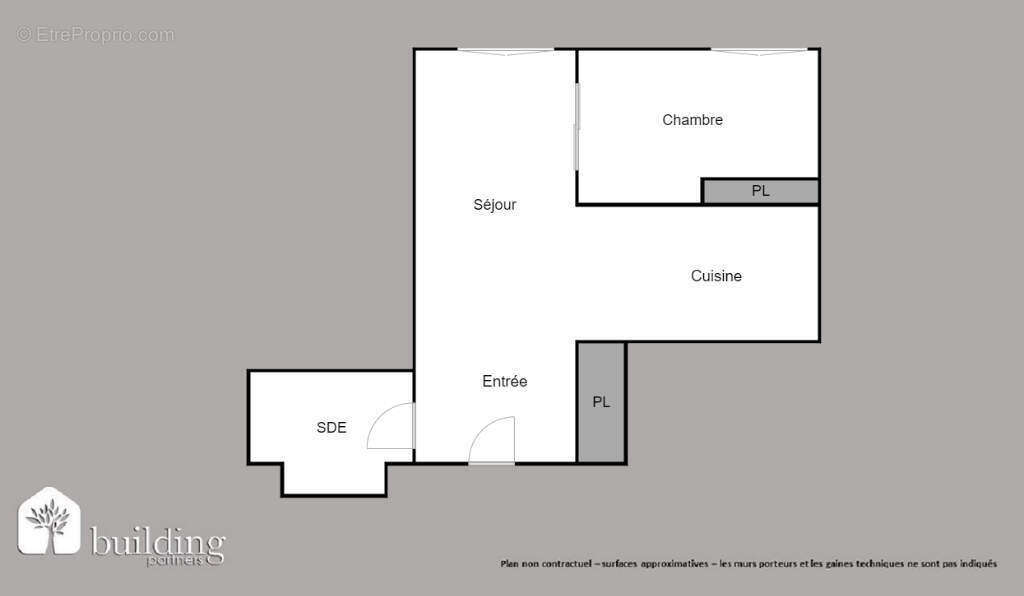 Levallois-Perret - Appartement 2 pièces de 38 m² décoré par architecte - photo 2