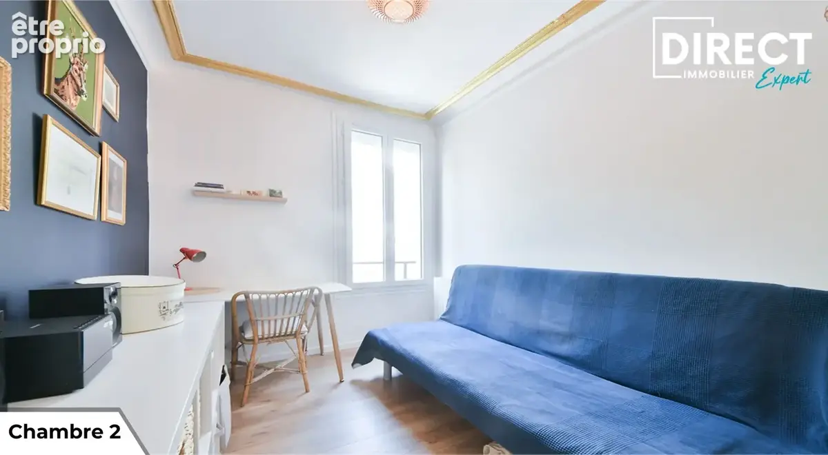 Centre ville : app 2/3p en dernier etage traversant + jardin de 50m2 + balcon + cave - photo 8
