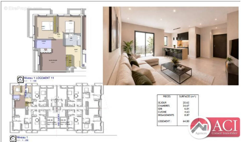 Appartement à AMBLAINVILLE