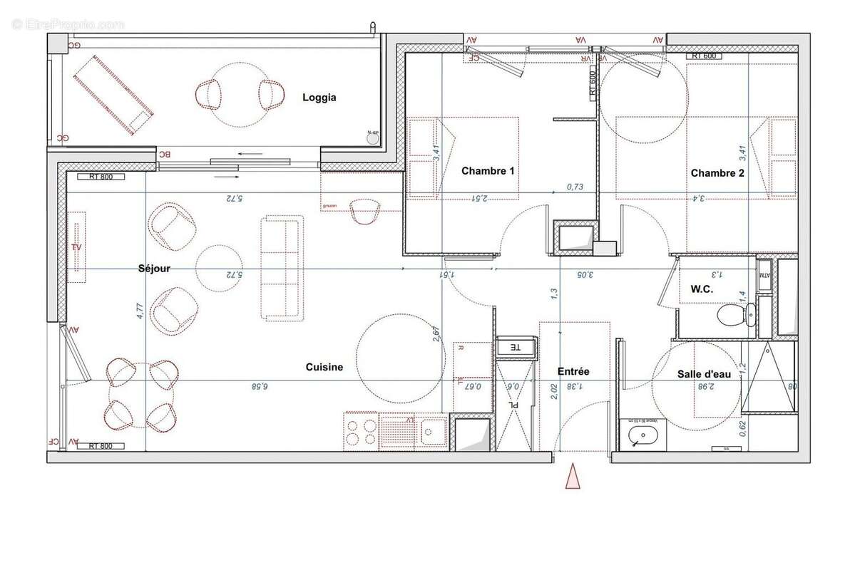 Appartement à BORDEAUX