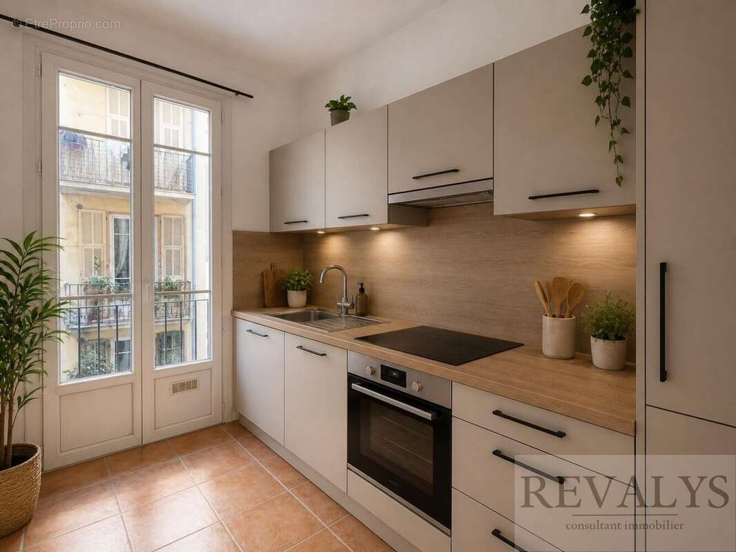 Alpes maritimes (06) - nice centre ville gambetta  proche liberation - a vendre apparteement 3/4 pieces en etage eleve traversan - photo 9