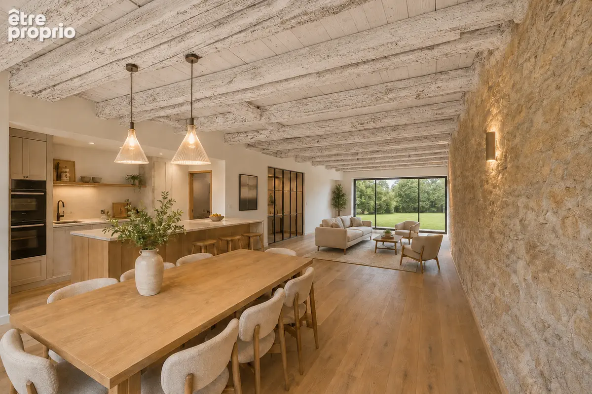 Surface brute de 129 m² avec terrain privatif à orchamps-vennes - photo 4