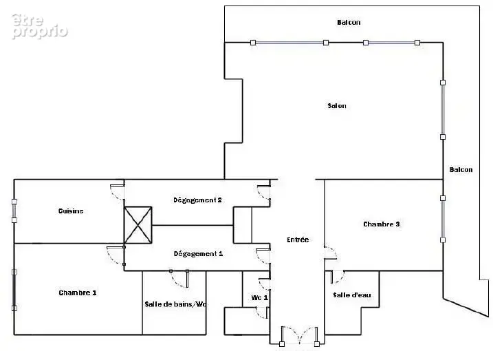 4 pieces 98,03 m² sur balcon de 25 m² - boulevard du chateau - photo 18