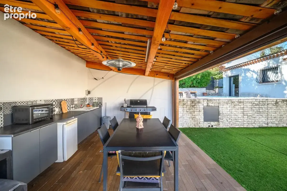Alpes-maritimes - la gaude (06) - les colles : une grande maison familiale, moderne et ecologique ! - photo 3